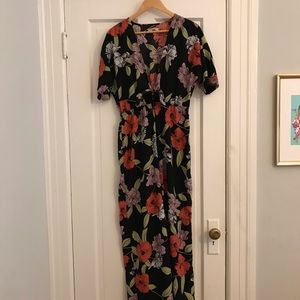urban outfitters floral jumpsuit